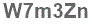The text to enter in the texbox below is: W7m3Zn