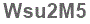 The text to enter in the texbox below is: Wsu2M5