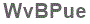 The text to enter in the texbox below is: WvBPue