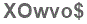 The text to enter in the texbox below is: XOwvo$