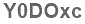 The text to enter in the texbox below is: Y0DOxc