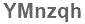 The text to enter in the texbox below is: YMnzqh