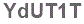 The text to enter in the texbox below is: YdUT1T