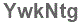 The text to enter in the texbox below is: YwkNtg
