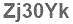 The text to enter in the texbox below is: Zj30Yk