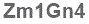 The text to enter in the texbox below is: Zm1Gn4