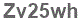 The text to enter in the texbox below is: Zv25wh