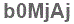 The text to enter in the texbox below is: b0MjAj