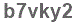 The text to enter in the texbox below is: b7vky2