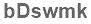The text to enter in the texbox below is: bDswmk