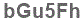 The text to enter in the texbox below is: bGu5Fh