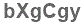 The text to enter in the texbox below is: bXgCgy