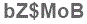 The text to enter in the texbox below is: bZ$MoB