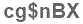 The text to enter in the texbox below is: cg$nBX