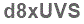 The text to enter in the texbox below is: d8xUVS