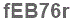 The text to enter in the texbox below is: fEB76r