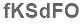 The text to enter in the texbox below is: fKSdFO