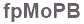 The text to enter in the texbox below is: fpMoPB