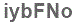 The text to enter in the texbox below is: iybFNo