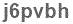 The text to enter in the texbox below is: j6pvbh