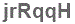 The text to enter in the texbox below is: jrRqqH