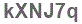 The text to enter in the texbox below is: kXNJ7q