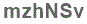 The text to enter in the texbox below is: mzhNSv