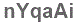 The text to enter in the texbox below is: nYqaAi