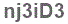 The text to enter in the texbox below is: nj3iD3