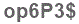 The text to enter in the texbox below is: op6P3$