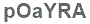 The text to enter in the texbox below is: pOaYRA