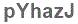 The text to enter in the texbox below is: pYhazJ