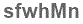 The text to enter in the texbox below is: sfwhMn