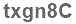 The text to enter in the texbox below is: txgn8C