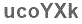 The text to enter in the texbox below is: ucoYXk