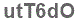 The text to enter in the texbox below is: utT6dO