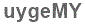 The text to enter in the texbox below is: uygeMY