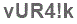 The text to enter in the texbox below is: vUR4!k
