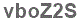 The text to enter in the texbox below is: vboZ2S