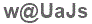The text to enter in the texbox below is: w@UaJs