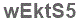The text to enter in the texbox below is: wEktS5