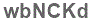 The text to enter in the texbox below is: wbNCKd