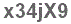 The text to enter in the texbox below is: x34jX9