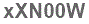 The text to enter in the texbox below is: xXN00W
