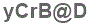 The text to enter in the texbox below is: yCrB@D
