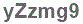 The text to enter in the texbox below is: yZzmg9