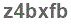 The text to enter in the texbox below is: z4bxfb