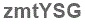 The text to enter in the texbox below is: zmtYSG