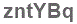 The text to enter in the texbox below is: zntYBq